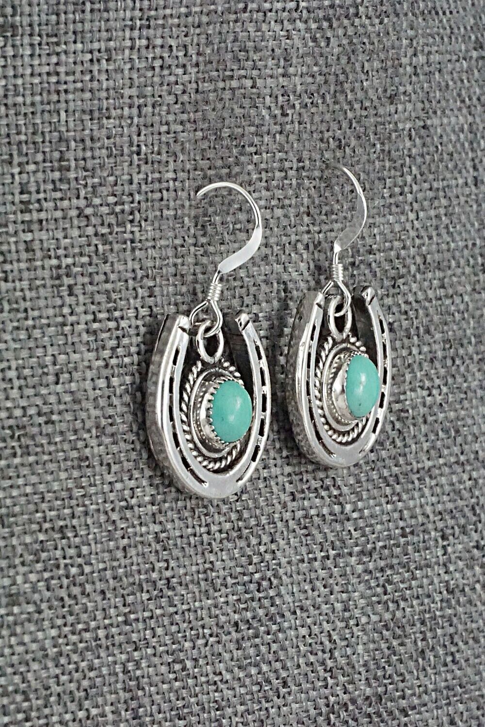 Turquoise and Sterling Silver Earrings - Sharon McCarthy