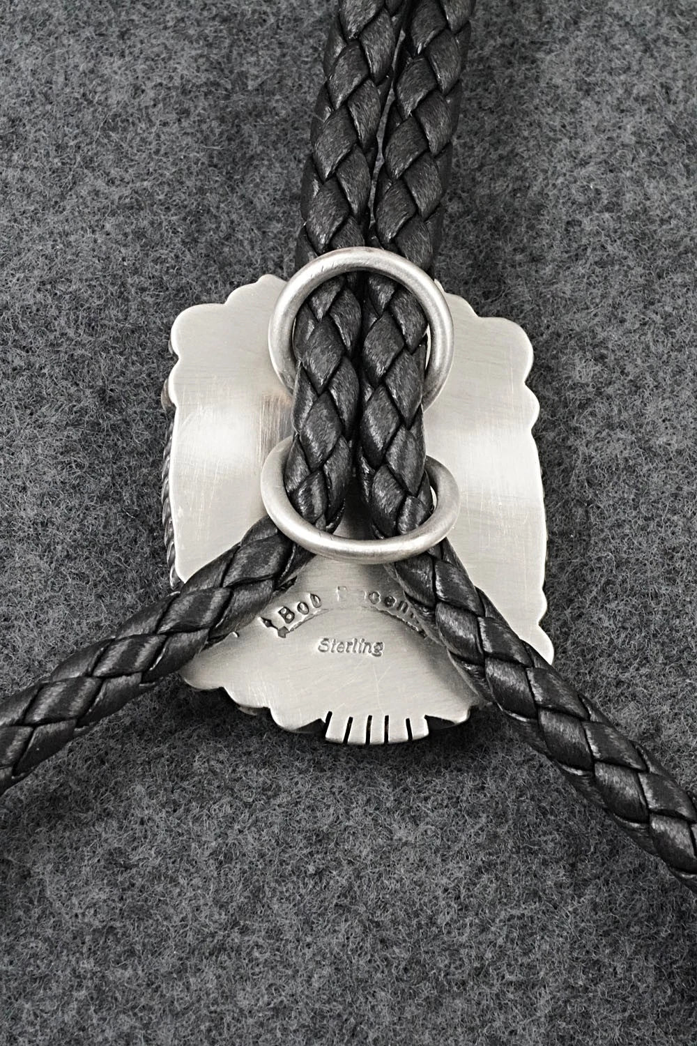 Turquoise & Sterling Silver Bolo Tie - Bob Becenti
