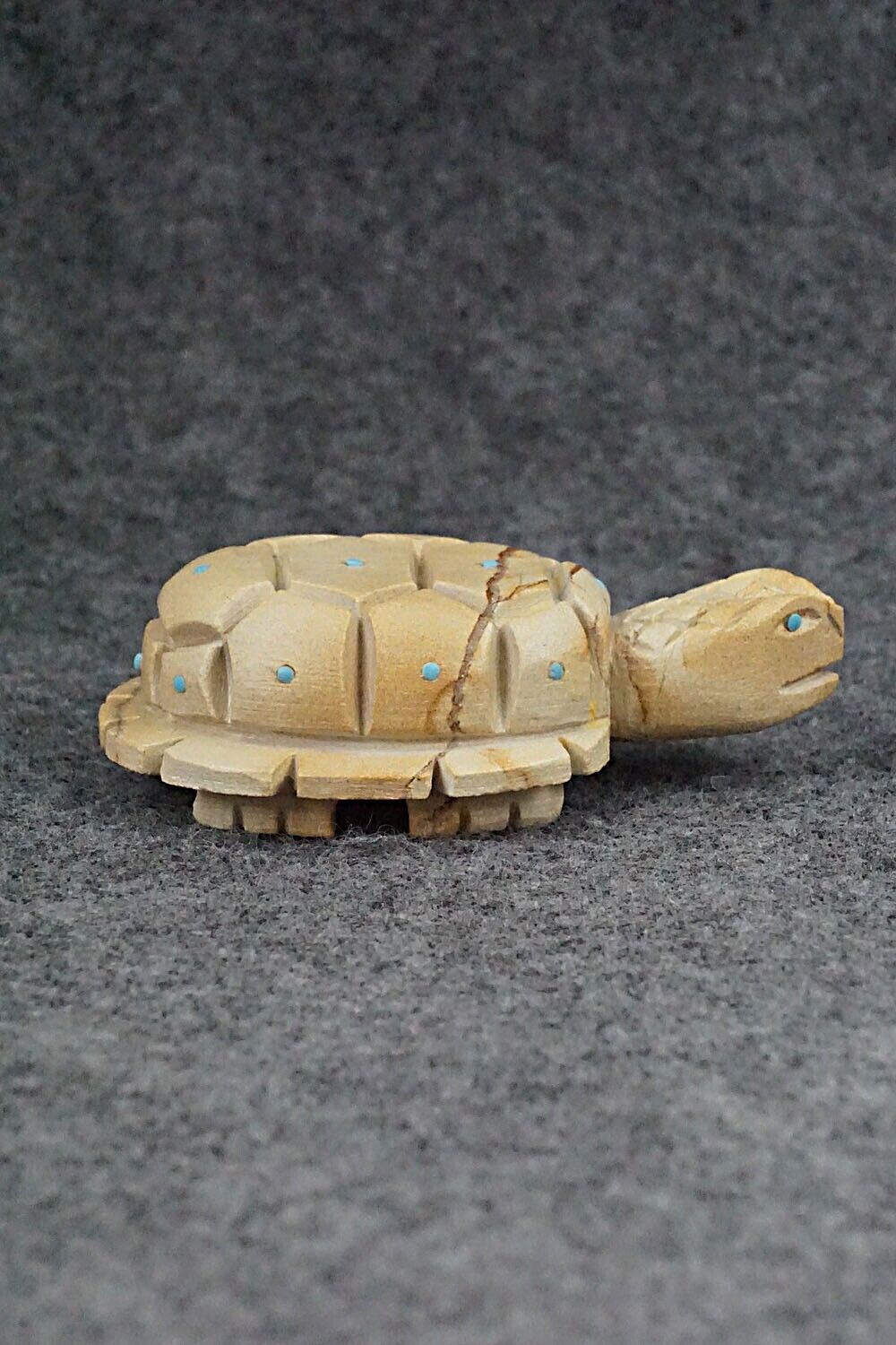 Tortoise Turtle Zuni Fetish Carving - Douglas Martza