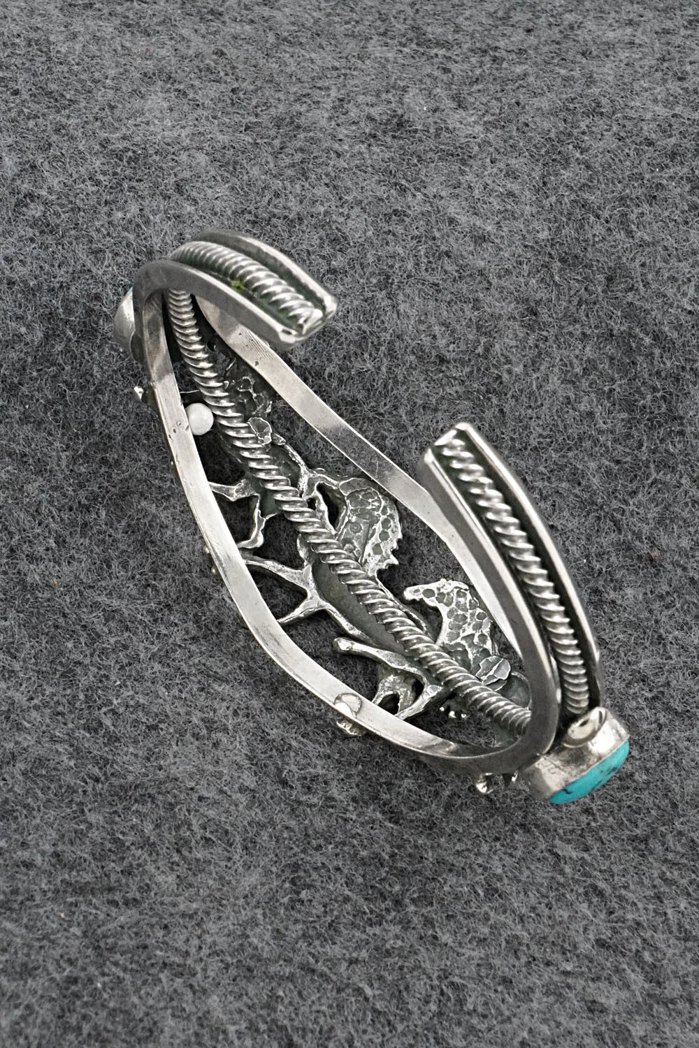 Turquoise & Sterling Silver Bracelet - Bobby Platero