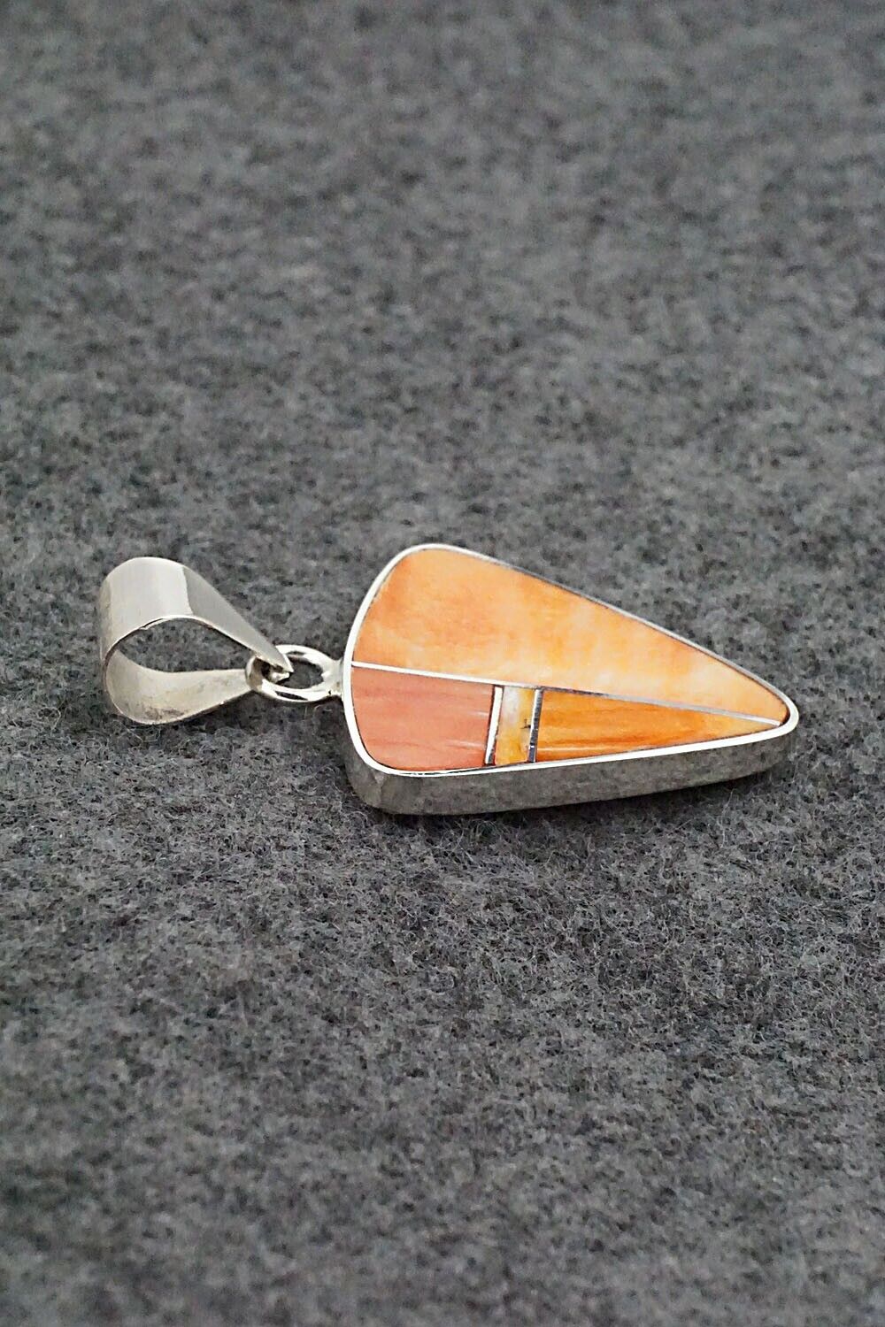 Spiny Oyster & Sterling Silver Pendant - Harold Smith