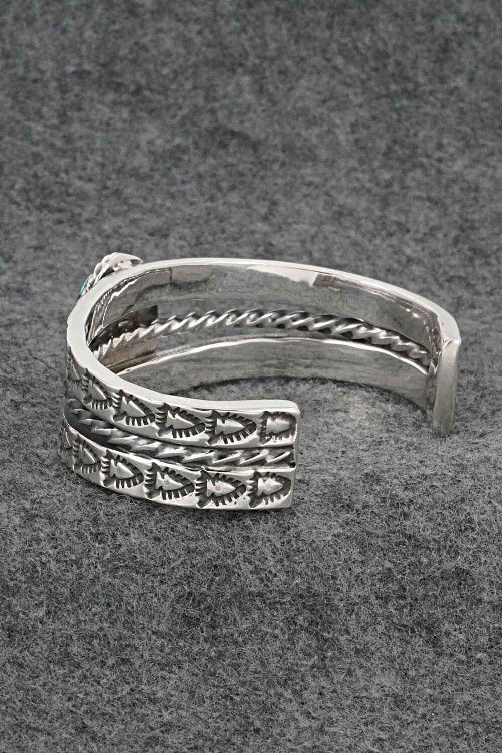 Turquoise and Sterling Silver Bracelet - Roland Dixson