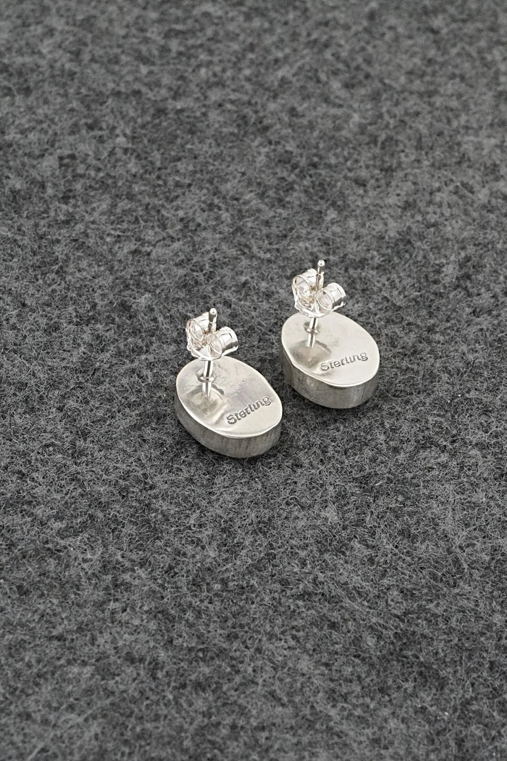 Turquoise & Sterling Silver Earrings - Rosemary Saunders