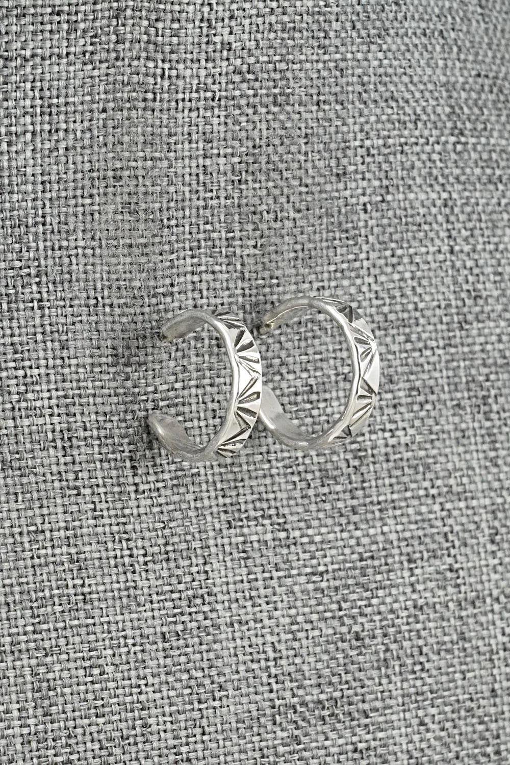 Sterling Silver Hoop Earrings - Elaine Tahe