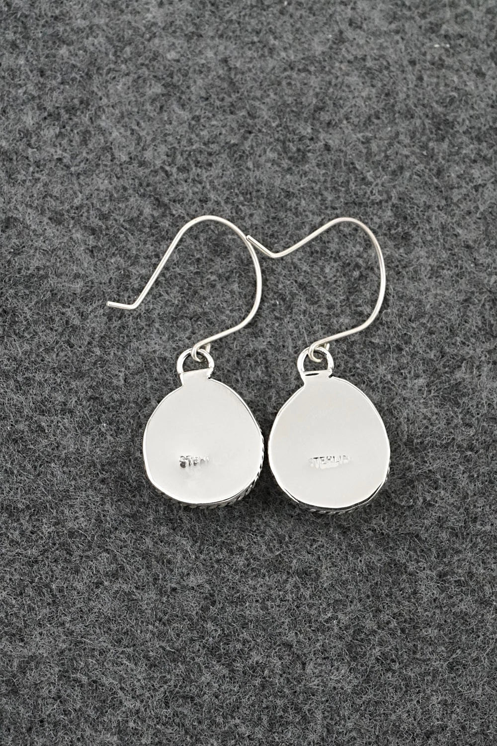 Turquoise & Sterling Silver Earrings - Rosemary Saunders