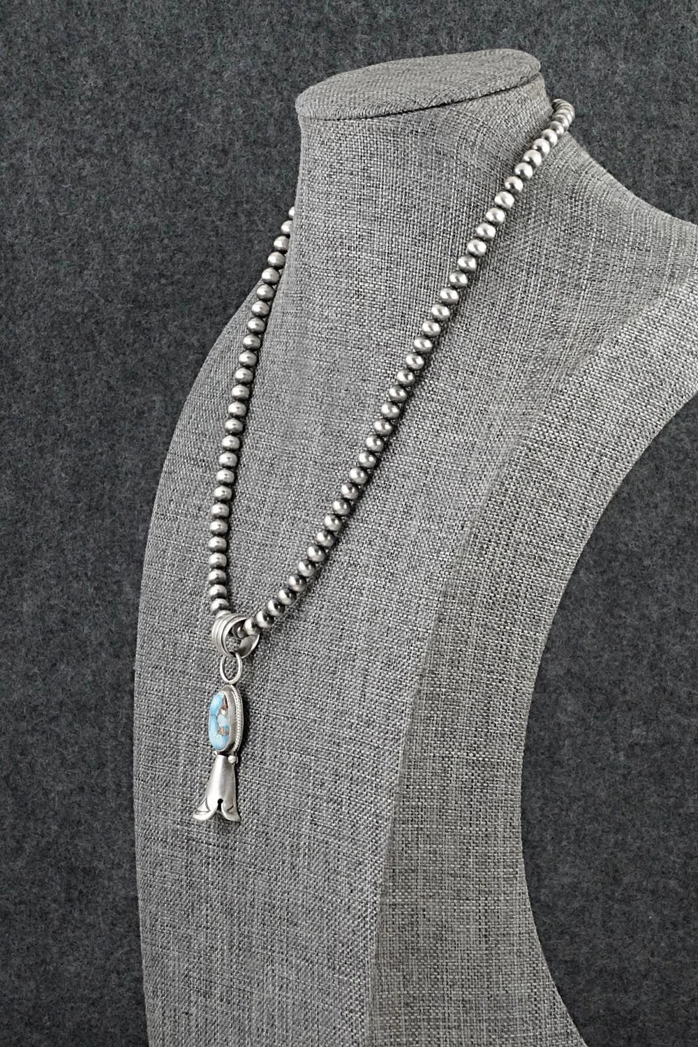 Turquoise & Sterling Silver Necklace - Sharon McCarthy