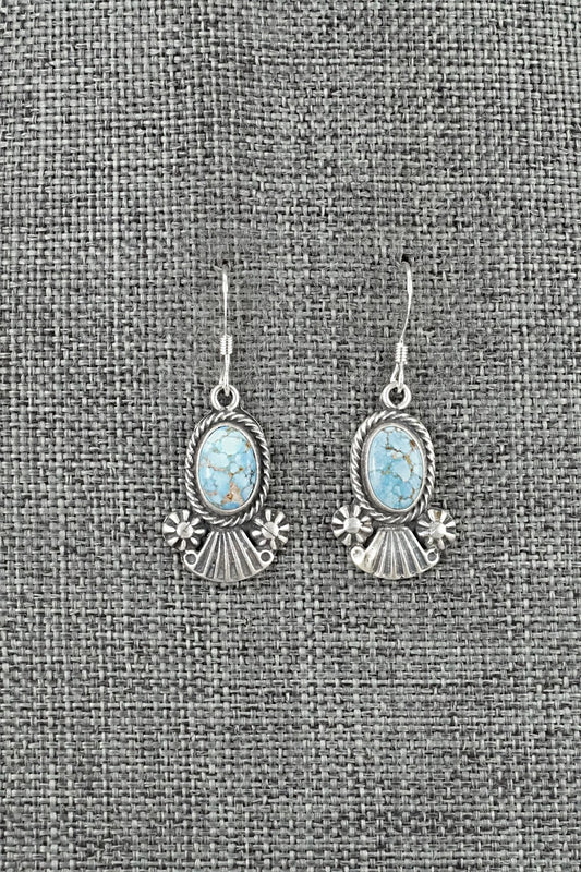 Turquoise & Sterling Silver Earrings - Verley Betone