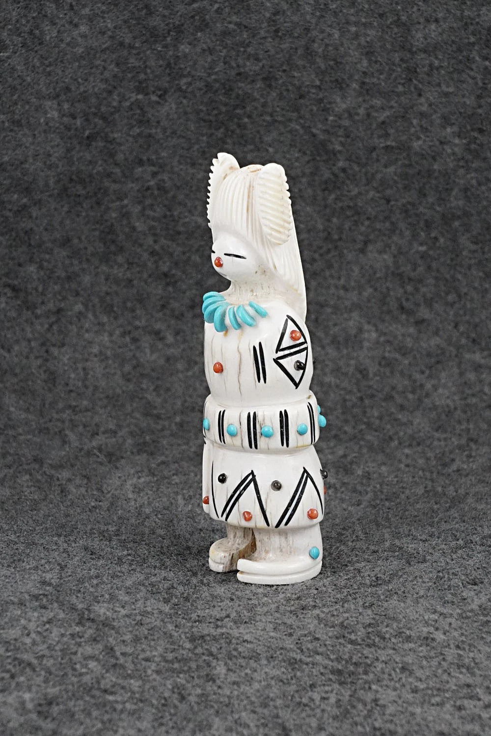 Corn Maiden Zuni Fetish Carving - Claudia Peina