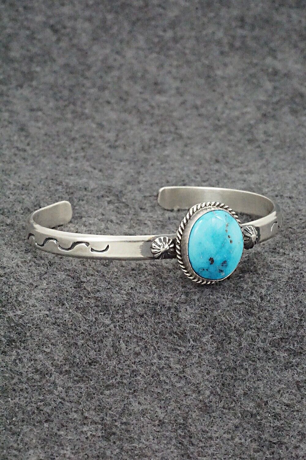 Turquoise & Sterling Silver Bracelet - Samuel Yellowhair