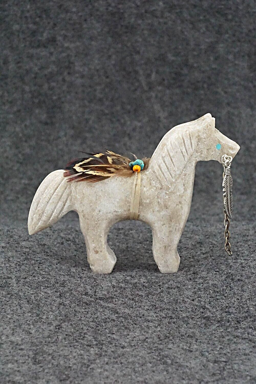 Horse Navajo Fetish Carving - Ben Livingston
