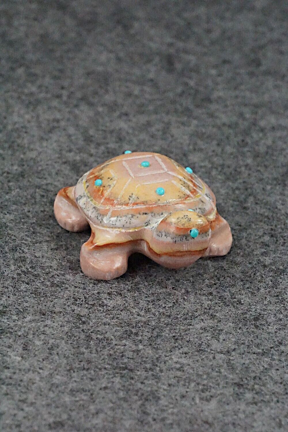 Turtle Zuni Fetish Carving - Tyrone Poncho