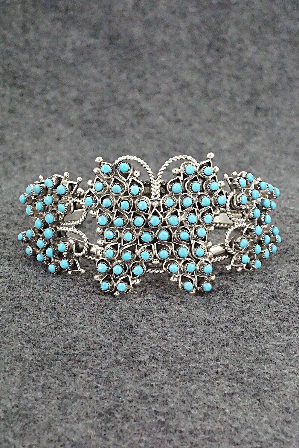 Turquoise & Sterling Silver Bracelet - Wayne Johnson