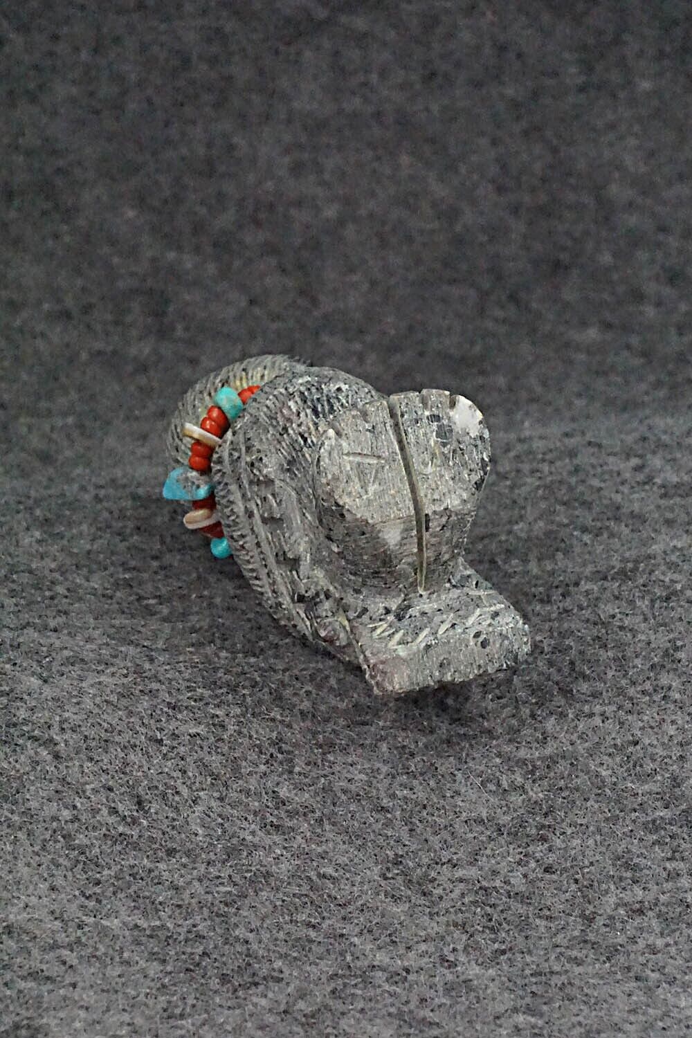 Owl Zuni Fetish Carving - Douglas Martza