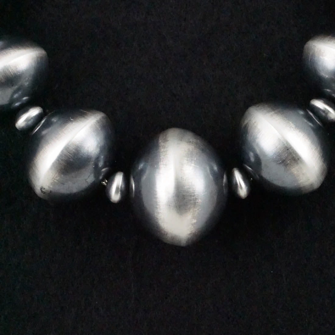 Tonisha Haley Sterling Silver Navajo Pearl Necklace 24"