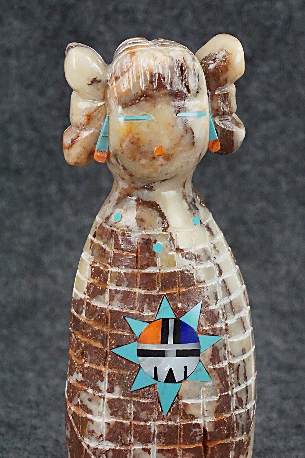 Corn Maiden Zuni Fetish Carving - Andres Lementino