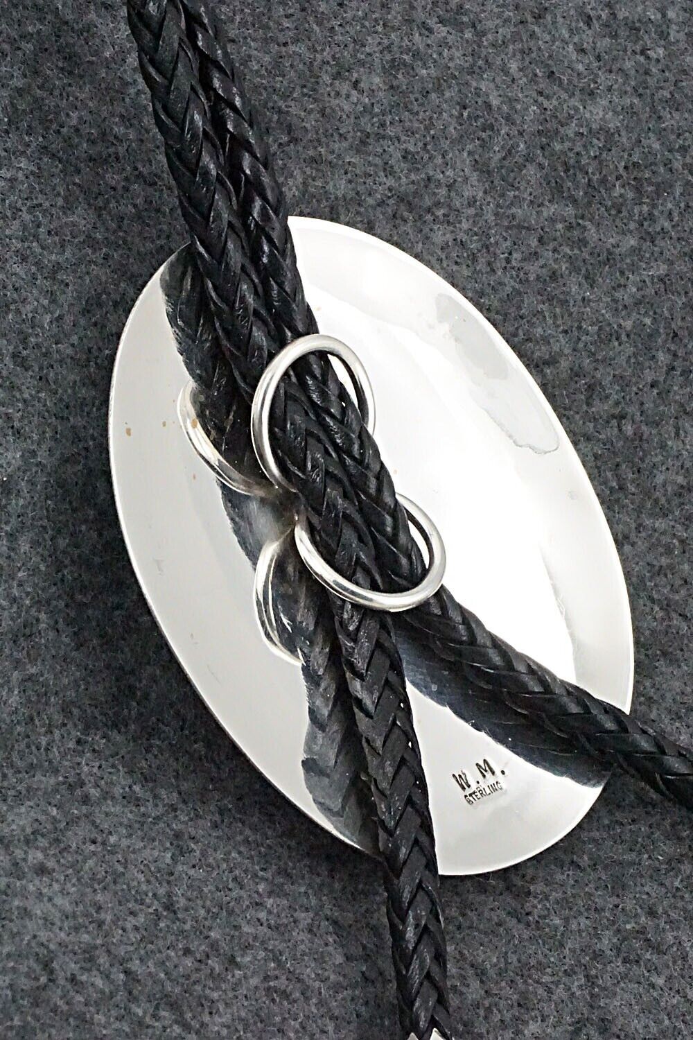 Turquoise & Sterling Silver Bolo Tie - Wilbert Muskett Sr.