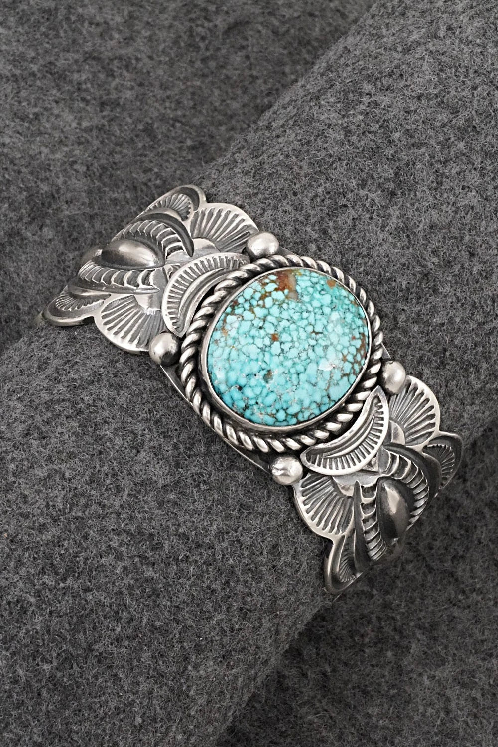 Turquoise & Sterling Silver Bracelet - Arnold Blackgoat
