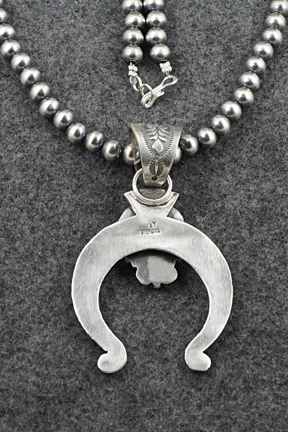 Turquoise & Sterling Silver Necklace - Samuel Yellowhair