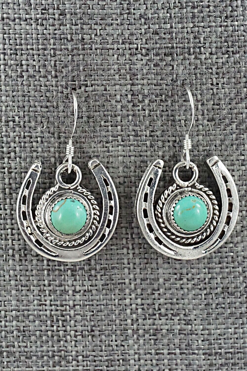 Turquoise and Sterling Silver Earrings - Sharon McCarthy