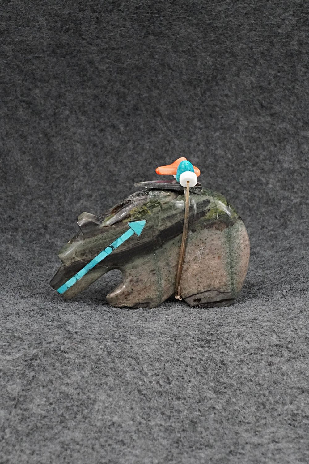 Bear Zuni Fetish Carving - Donavon Laiwakete