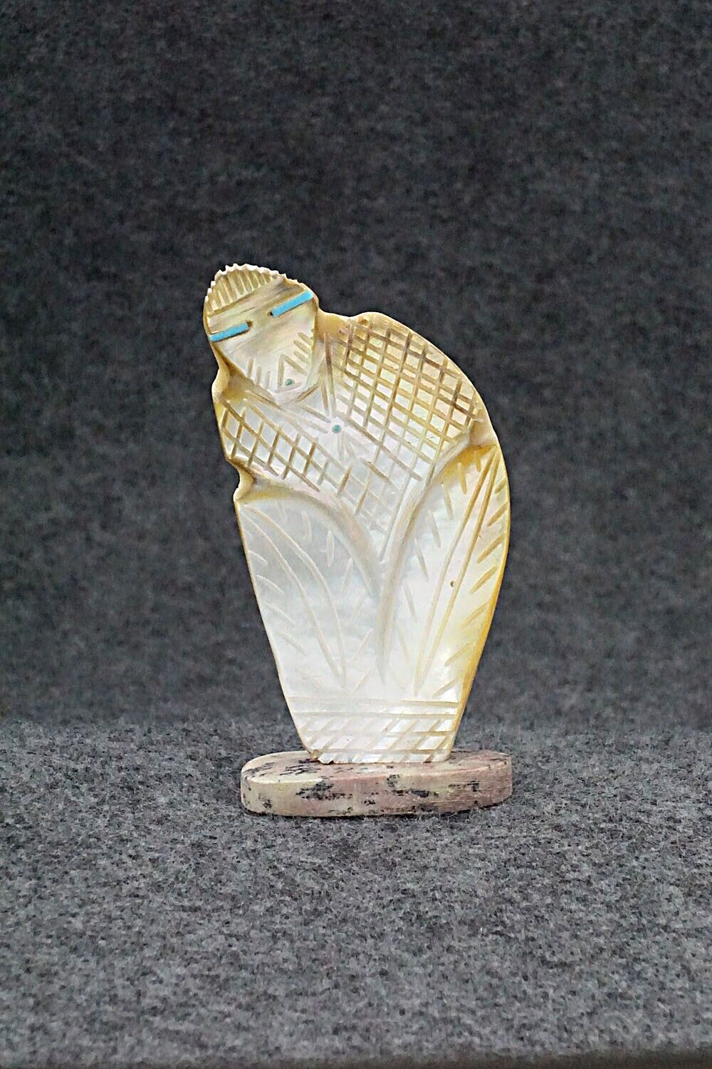 Corn Maiden Zuni Fetish Carving - Brandon Phillips