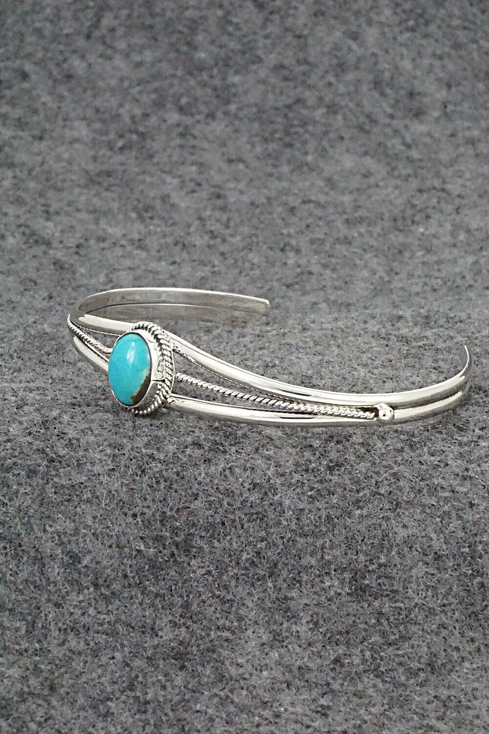 Turquoise and Sterling Silver Bracelet - Alice Rose Saunders