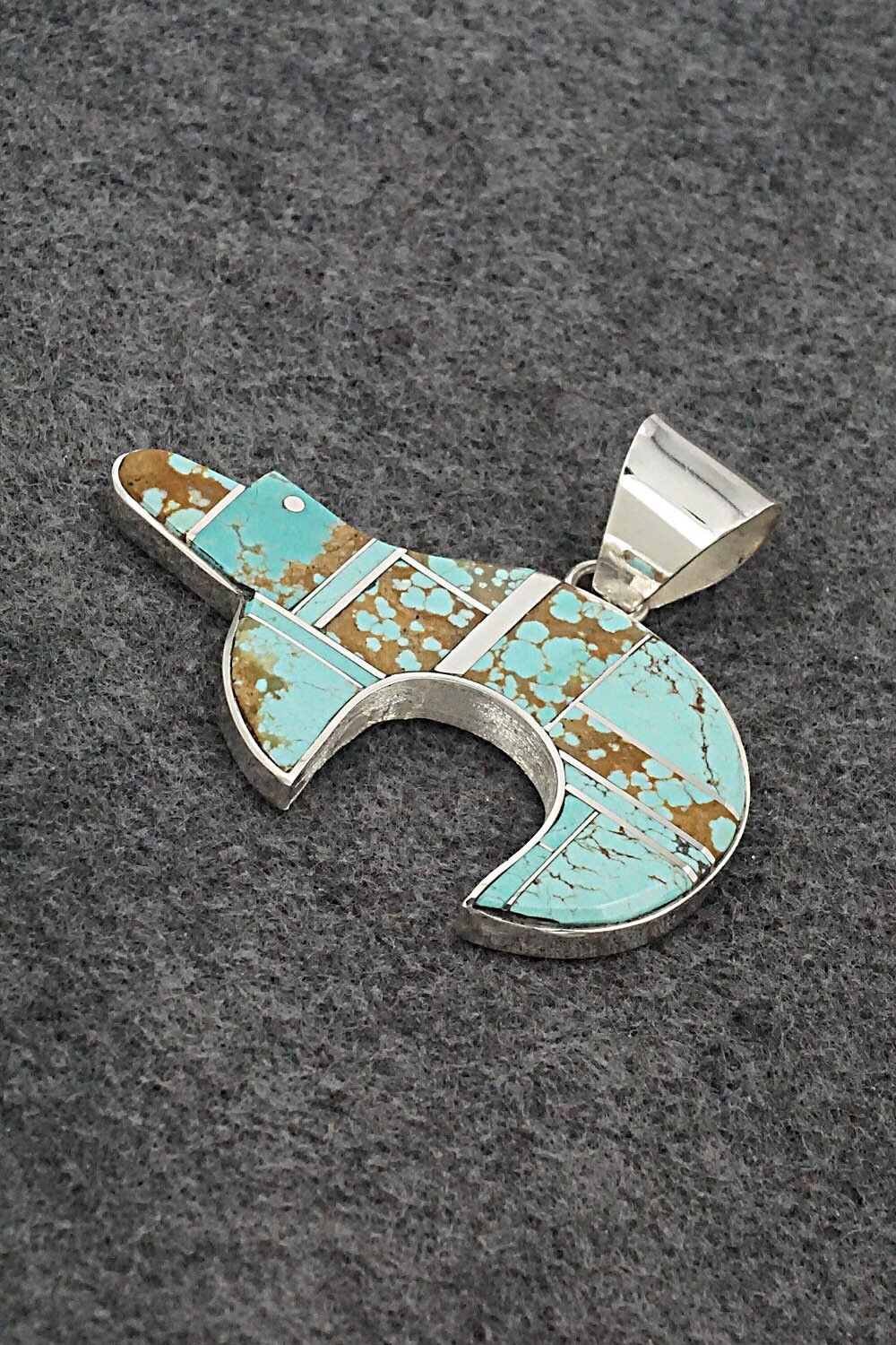 Turquoise & Sterling Silver Pendant - Harold Smith