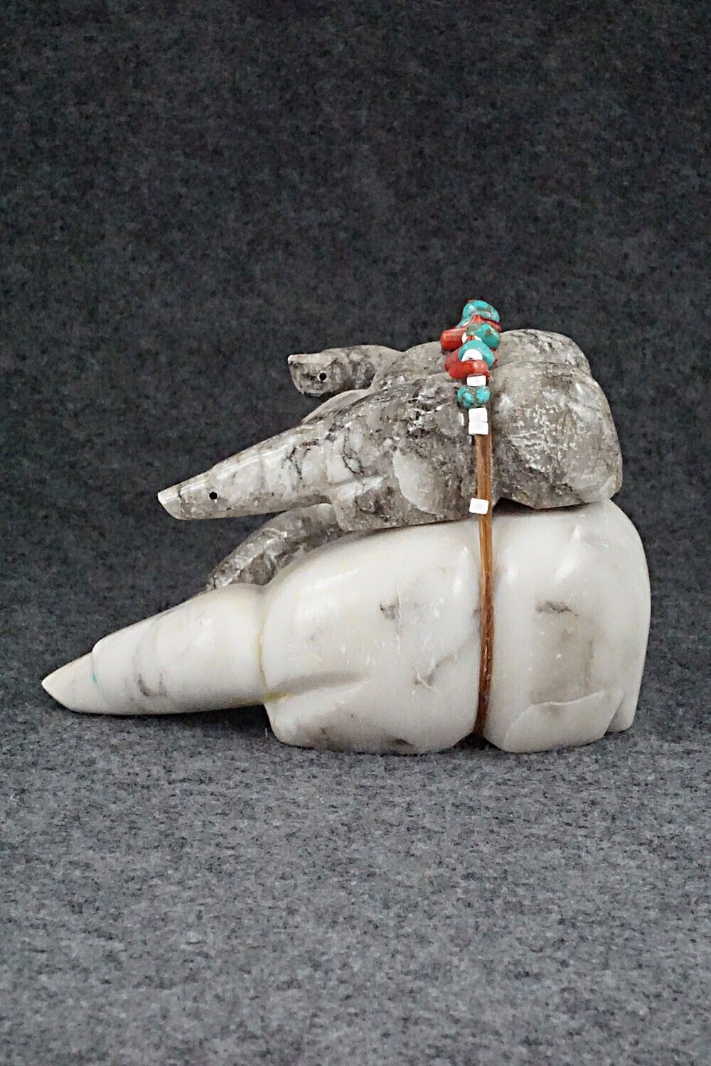 Bear Family Zuni Fetish Carving - Ed Lementino
