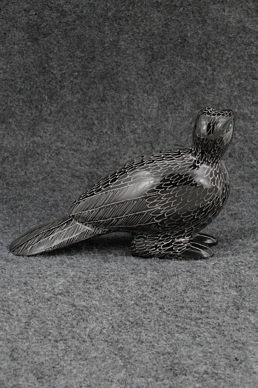 Crow Zuni Fetish Carving - Nelson Yatsattie