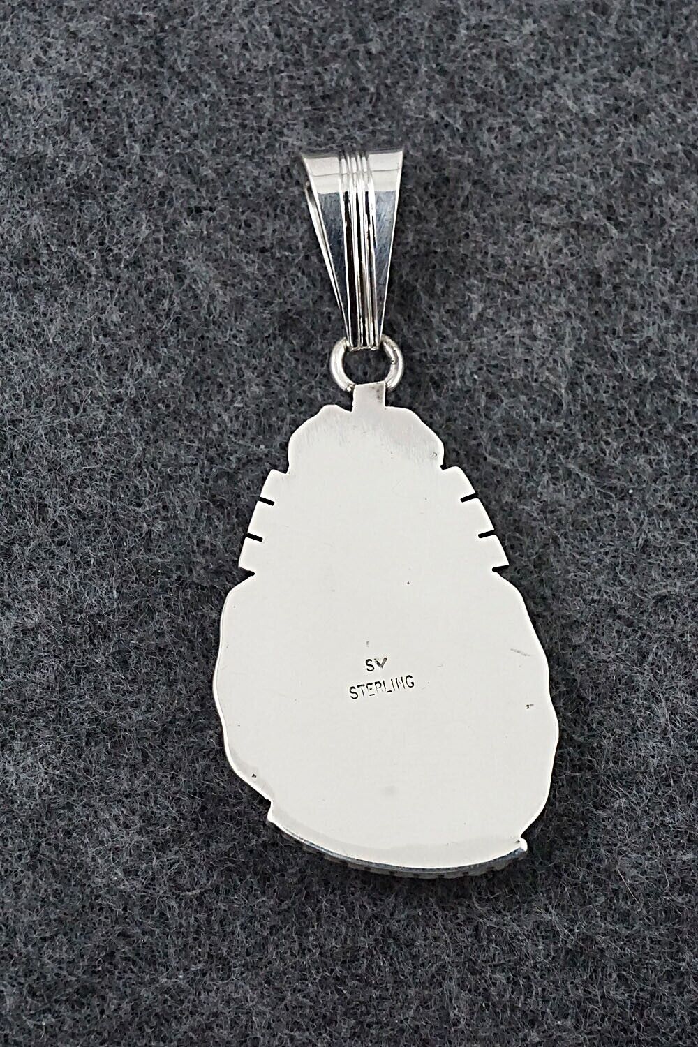Turquoise & Sterling Silver Pendant - Samuel Yellowhair