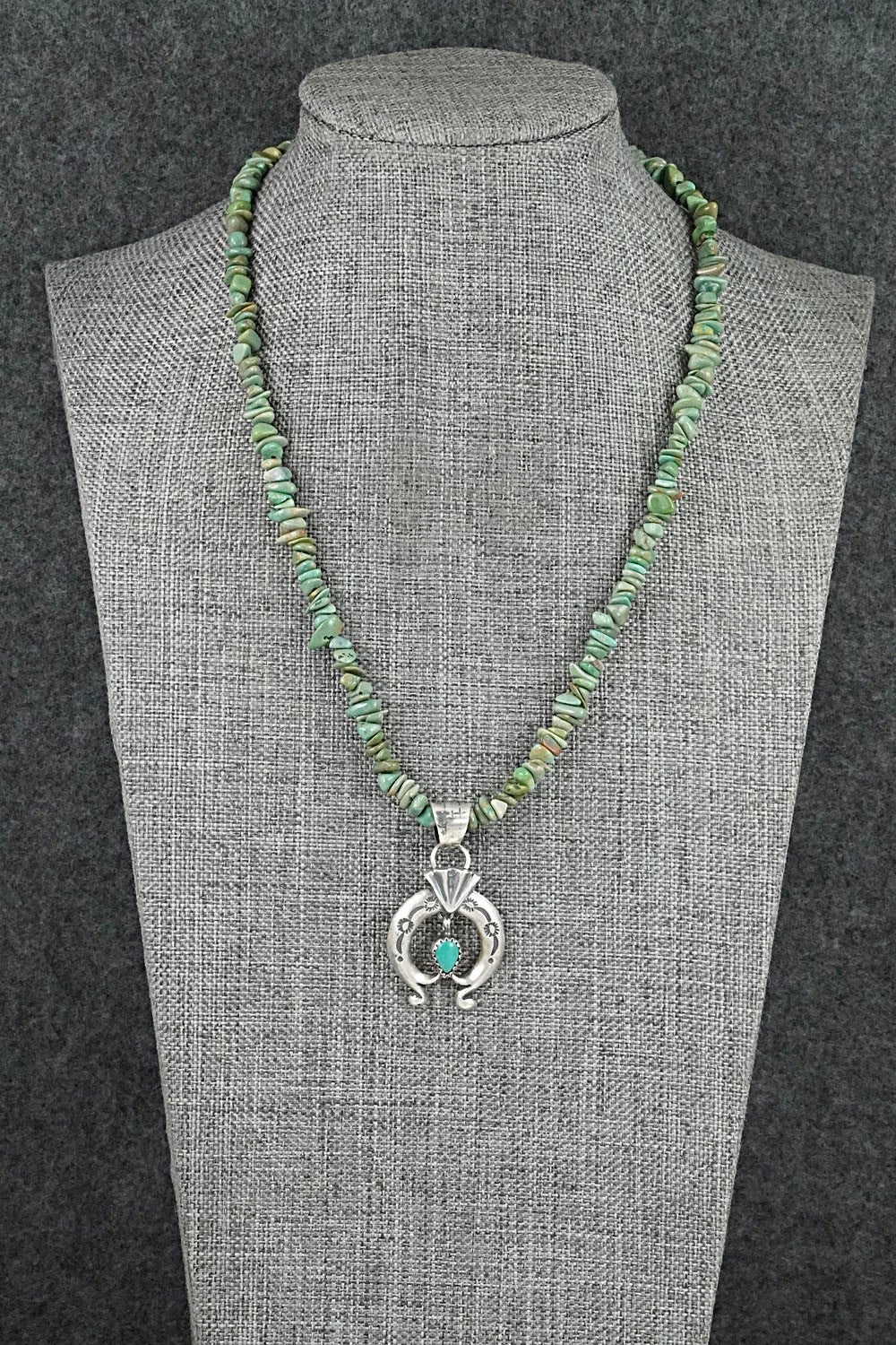Turquoise & Sterling Silver Necklace - Sharon McCarthy