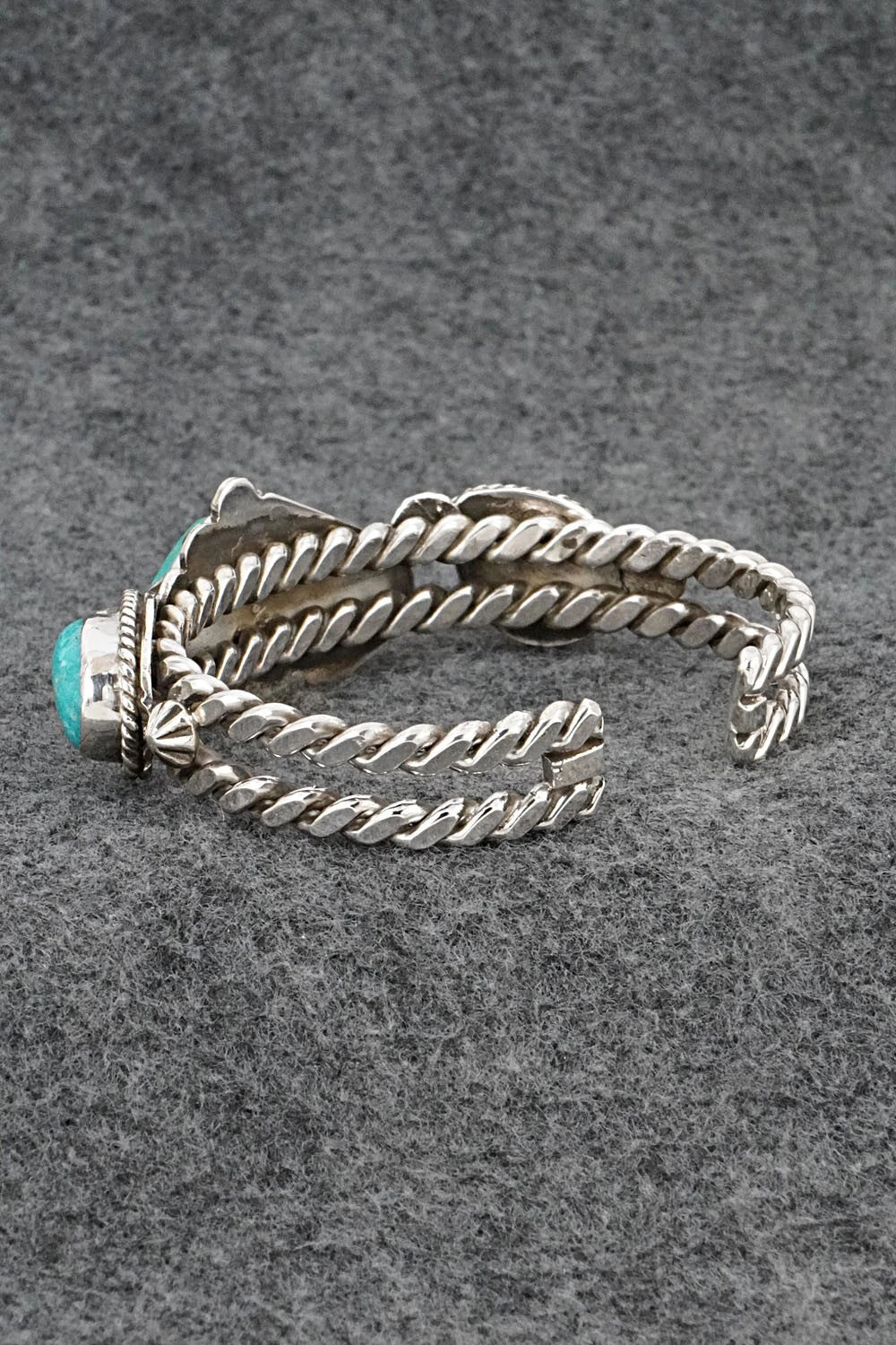 Turquoise & Sterling Silver Bracelet - Emerson Delgarito