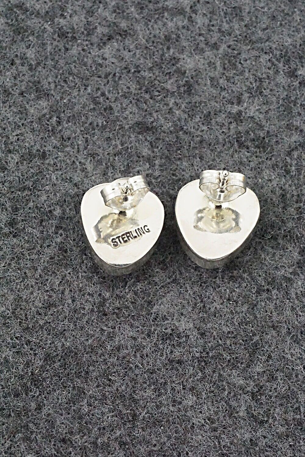 Turquoise & Sterling Silver Earrings - Marco Begaye