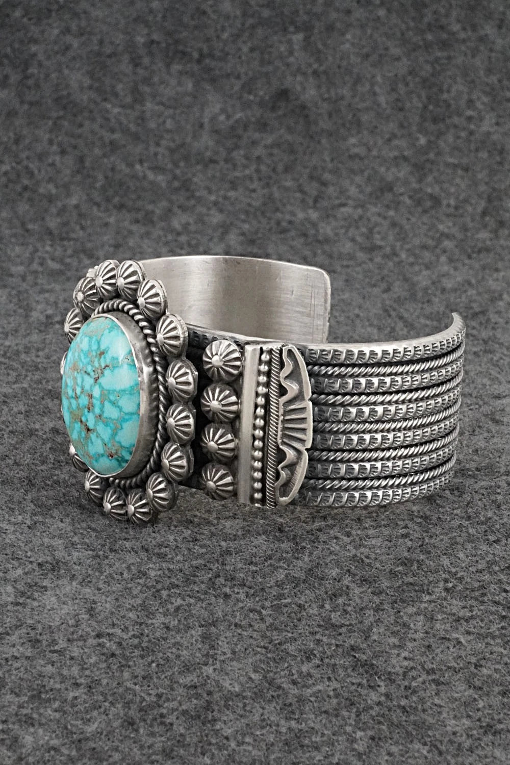 Turquoise & Sterling Silver Bracelet - Michael Calladitto