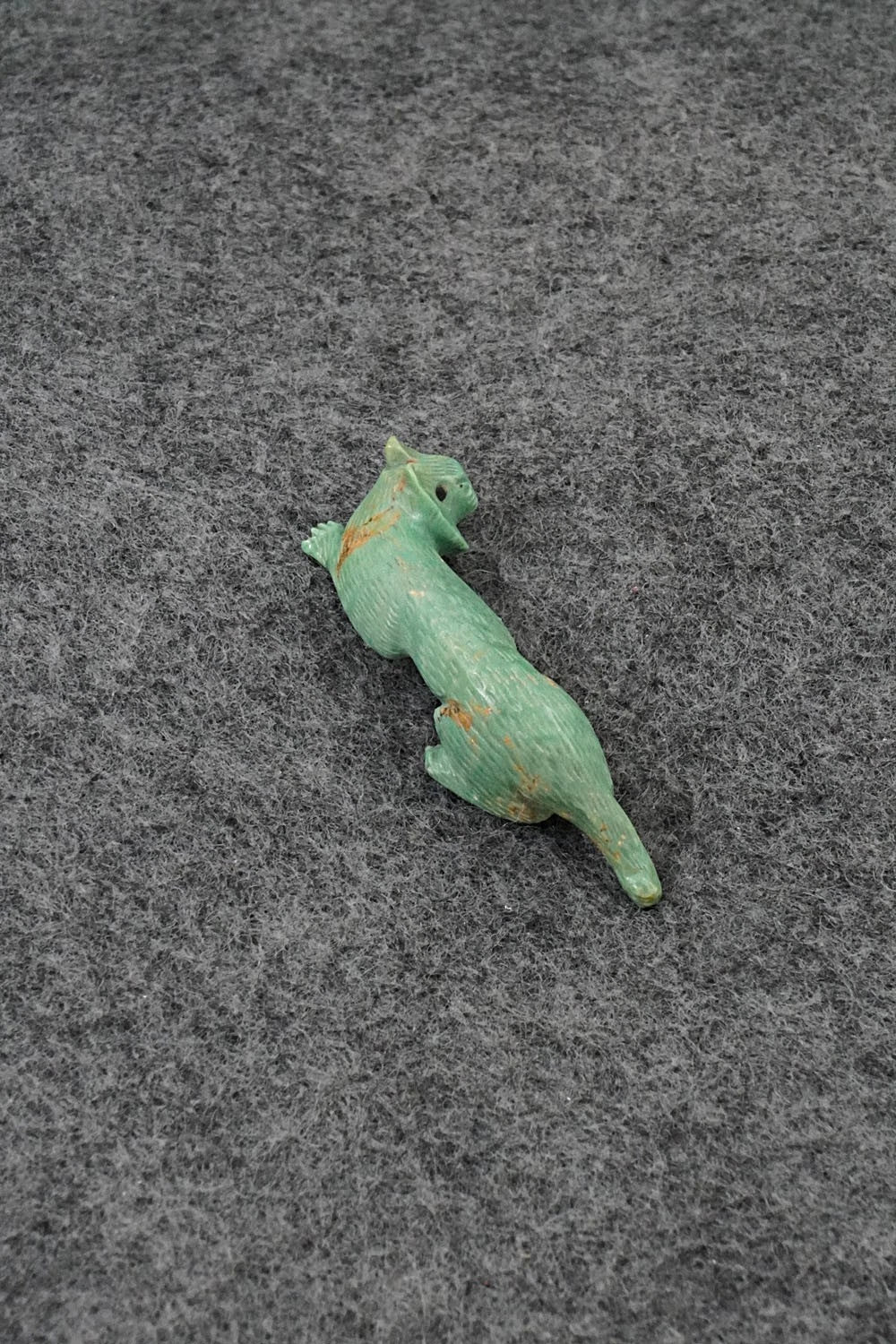 Mountain Lion Zuni Fetish Carving - Lance Cheama