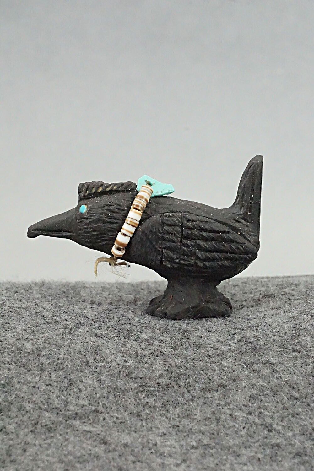 Roadrunner Zuni Fetish Carving - Carlton Comosona