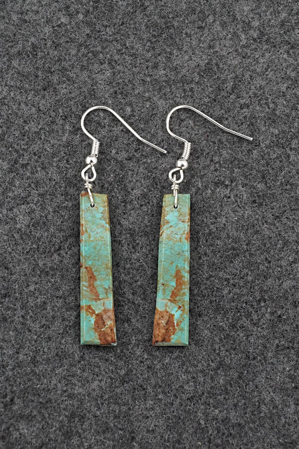 Turquoise & Sterling Silver Earrings - Tammy Nolcot