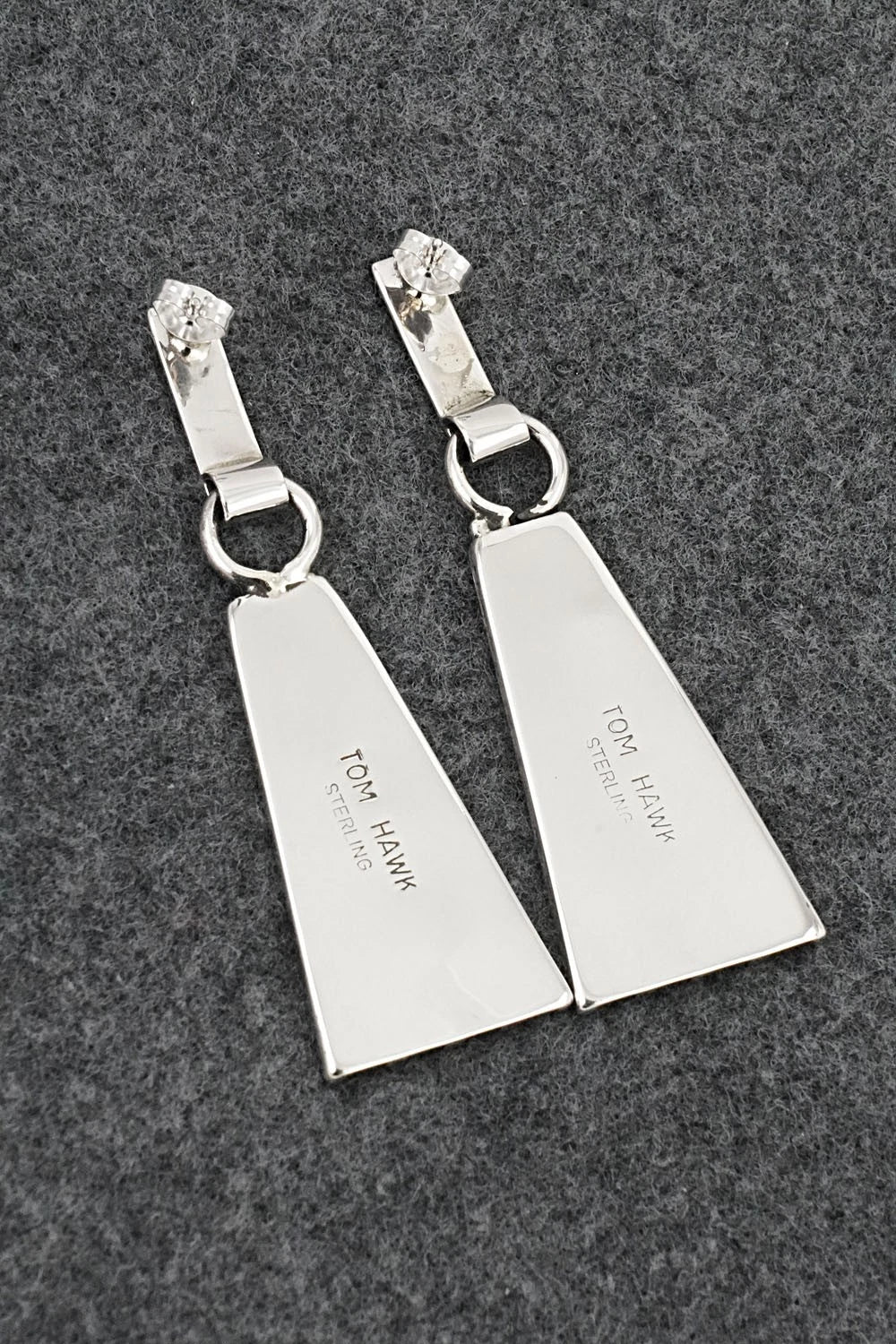 Sterling Silver Earrings - Tom Hawk