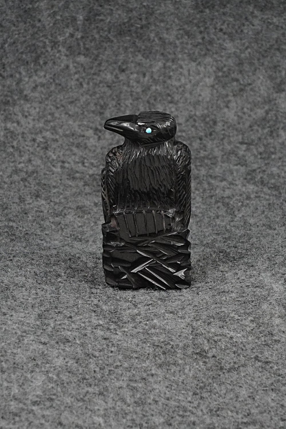 Crow Zuni Fetish Carving - Mike Tucson