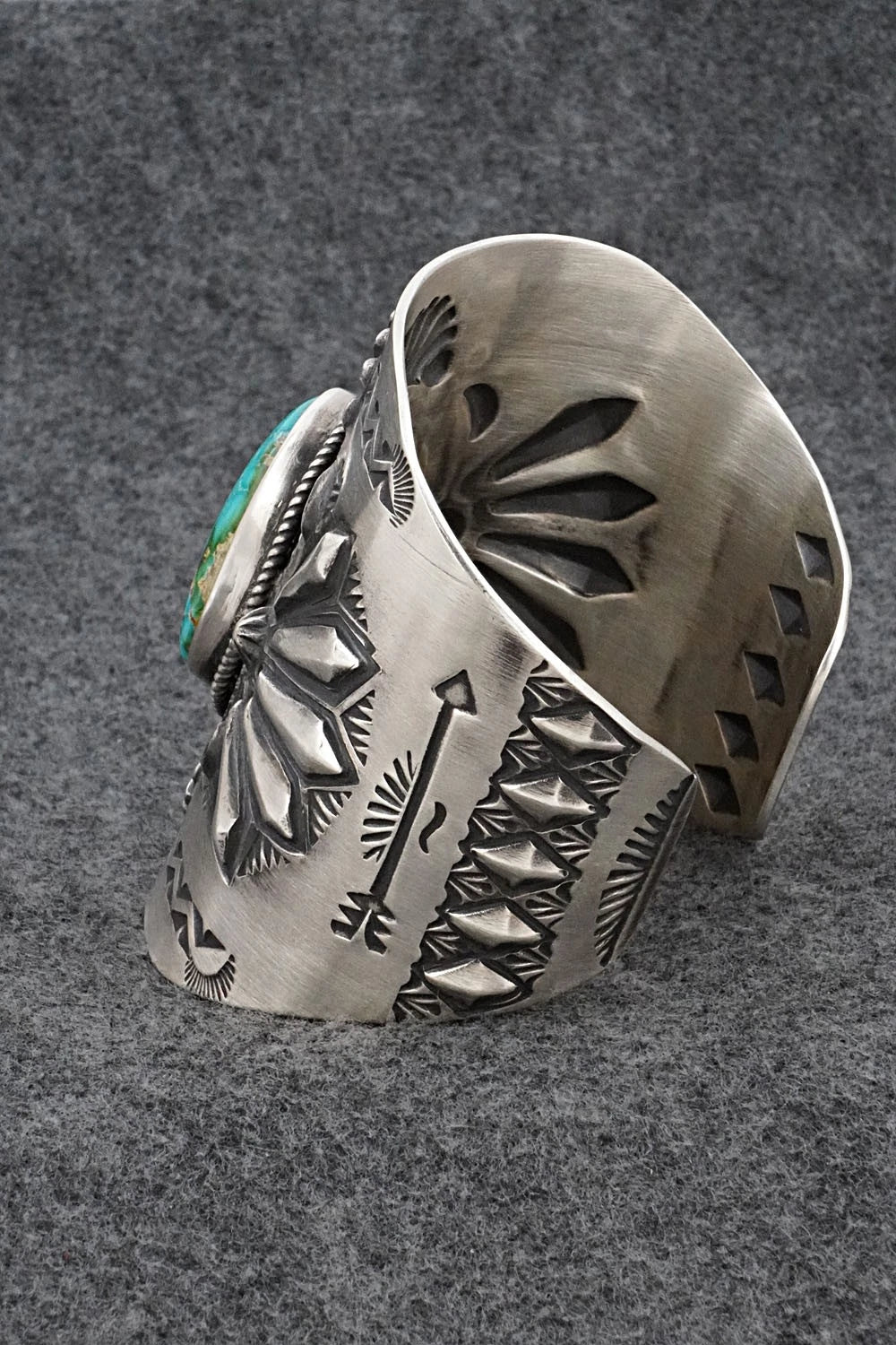 Turquoise & Sterling Silver Bracelet - Elvira Bill