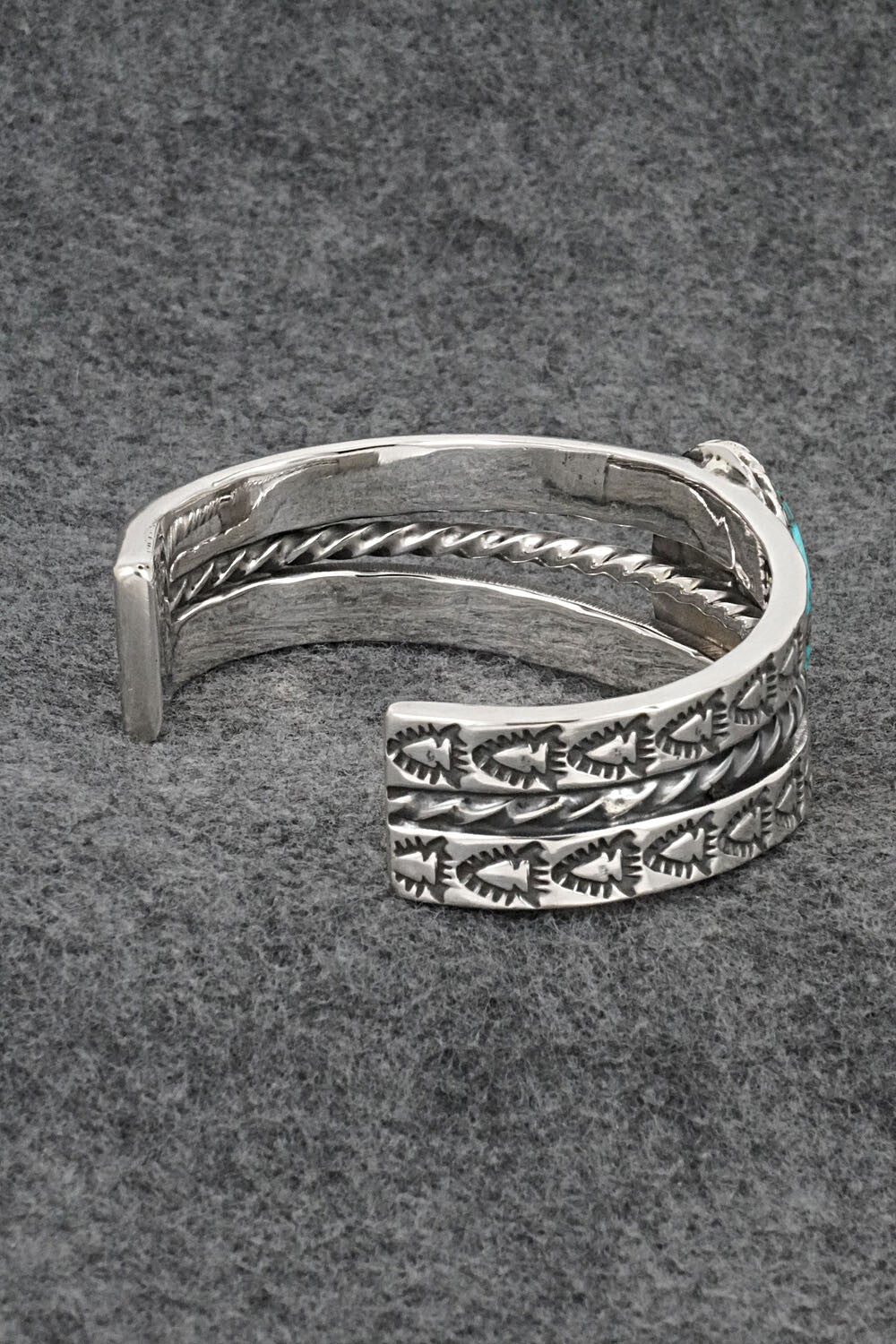 Turquoise and Sterling Silver Bracelet - Roland Dixson