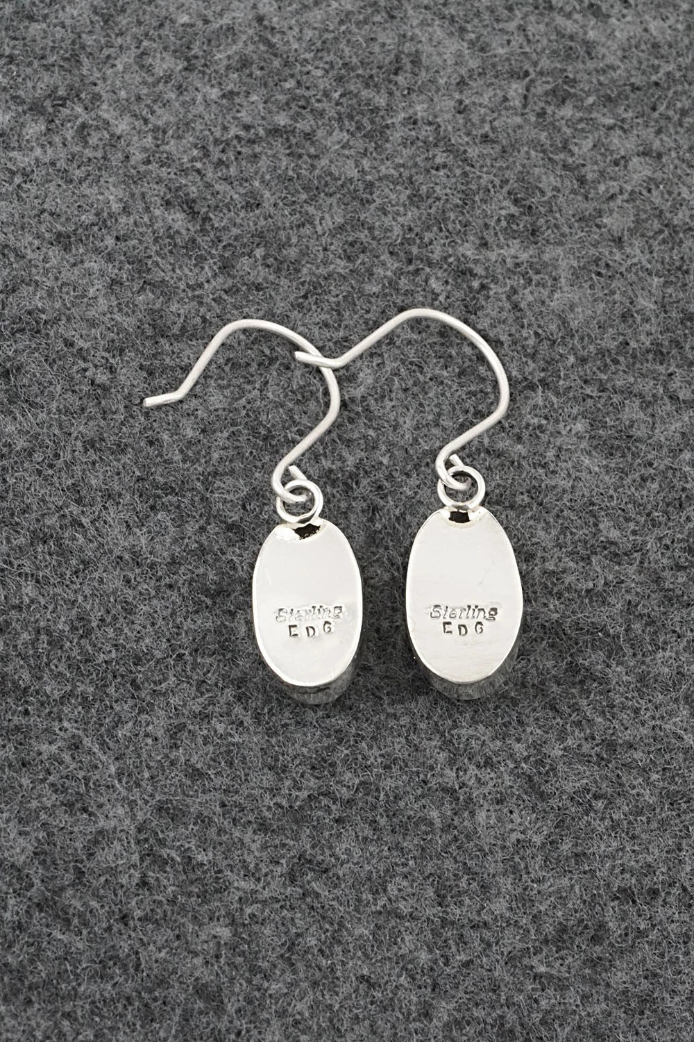 Turquoise & Sterling Silver Earrings - Eugene Gruber