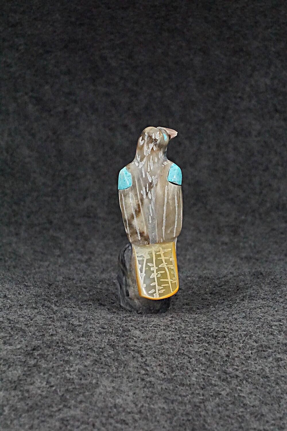 Eagle Zuni Fetish Carving - Freddie Leekya
