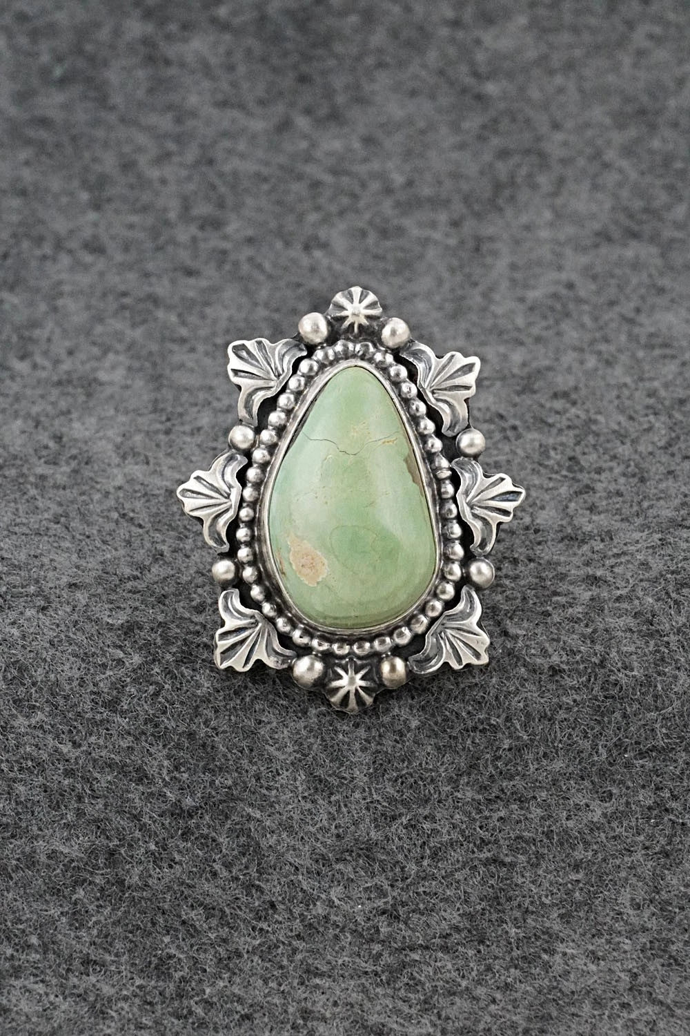 Turquoise & Sterling Silver Ring - Randy Boyd - Size 7