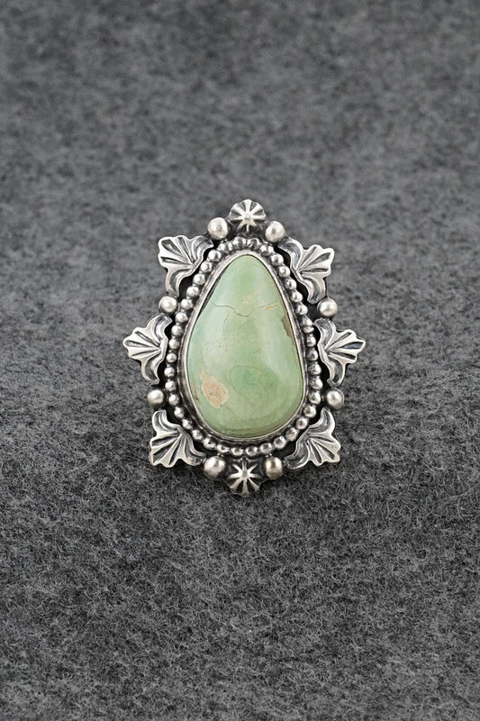 Turquoise & Sterling Silver Ring - Randy Boyd - Size 7