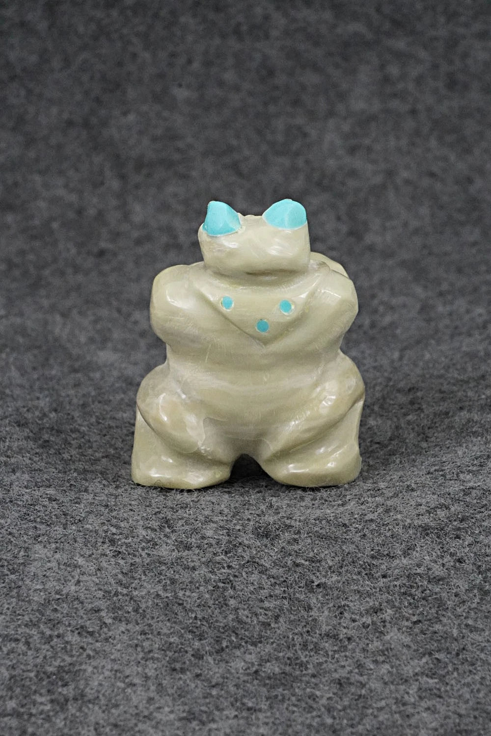 Frog Zuni Fetish Carving - Freddie Leekya