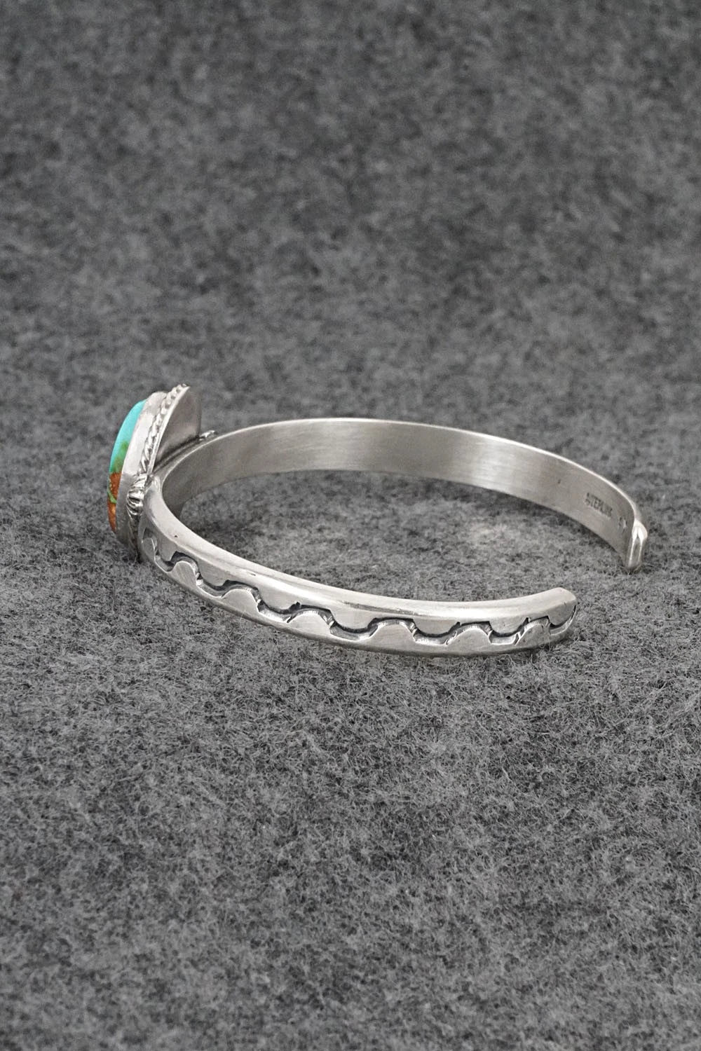 Turquoise & Sterling Silver Bracelet - Samuel Yellowhair