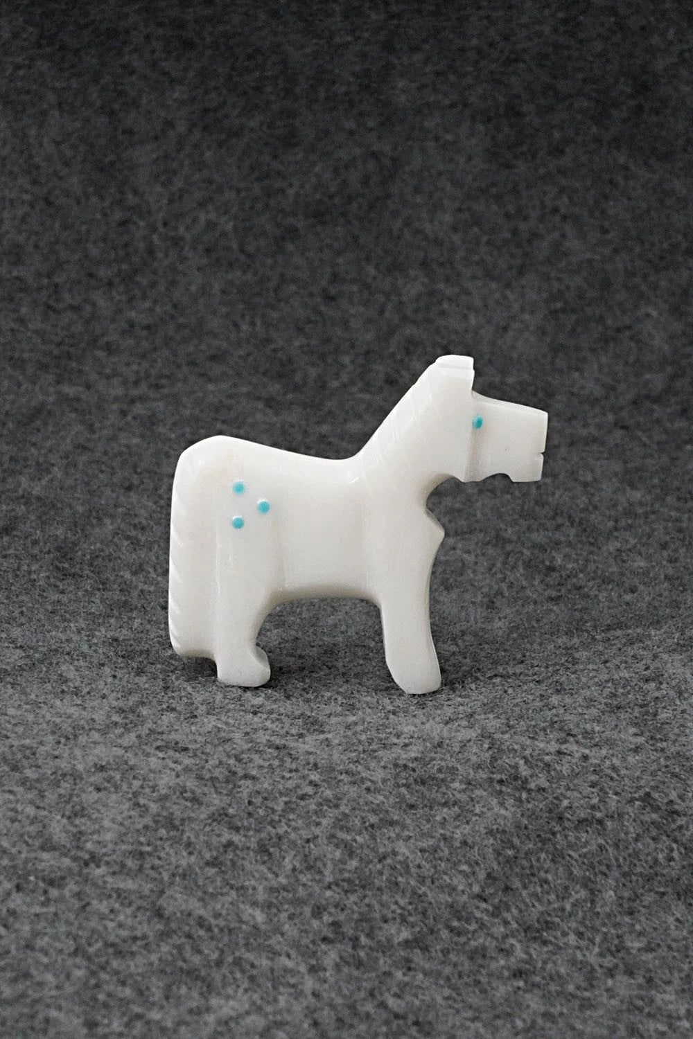 Horse Zuni Fetish Carving - Todd Etsate