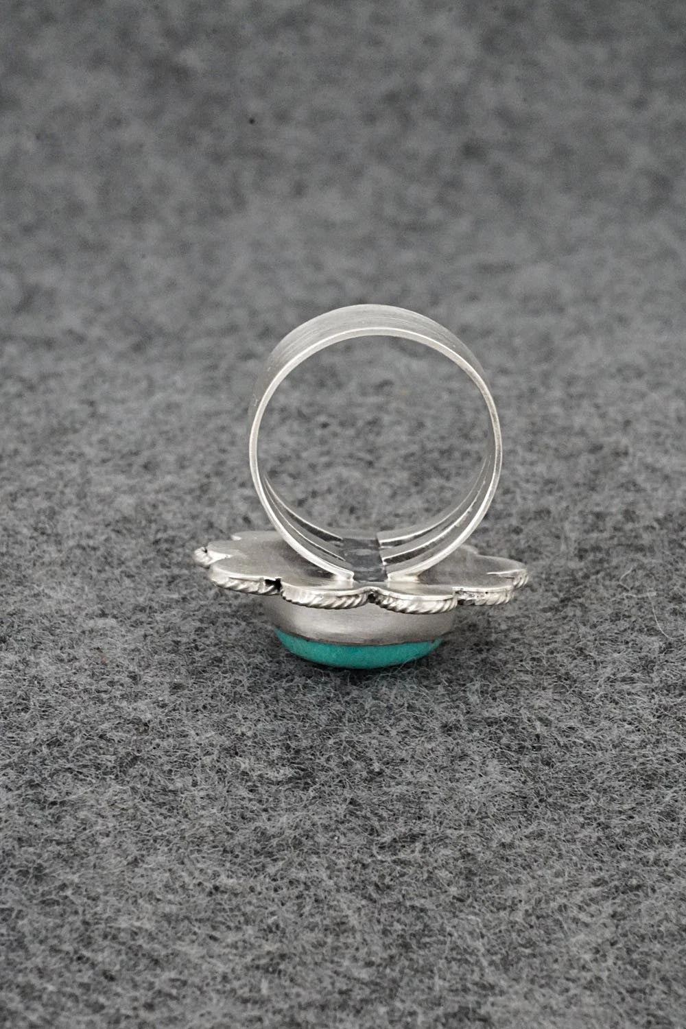 Turquoise & Sterling Silver Ring - Darrin Livingston - Size 7