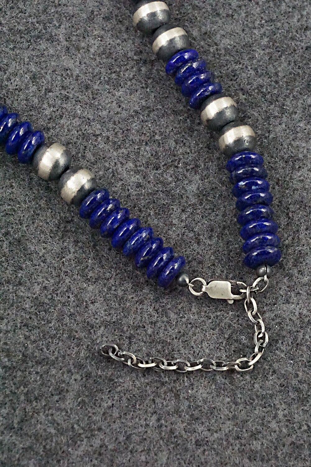 Lapis & Sterling Silver Necklace - Doreen Jake